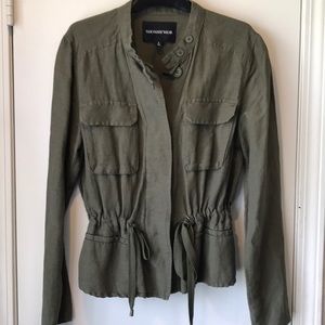 OLIVE GREEN LIGHTWEIGHT JACKET
